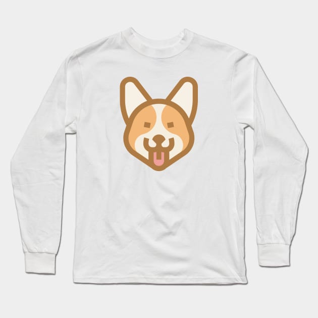 Corgi Long Sleeve T-Shirt by Pandor